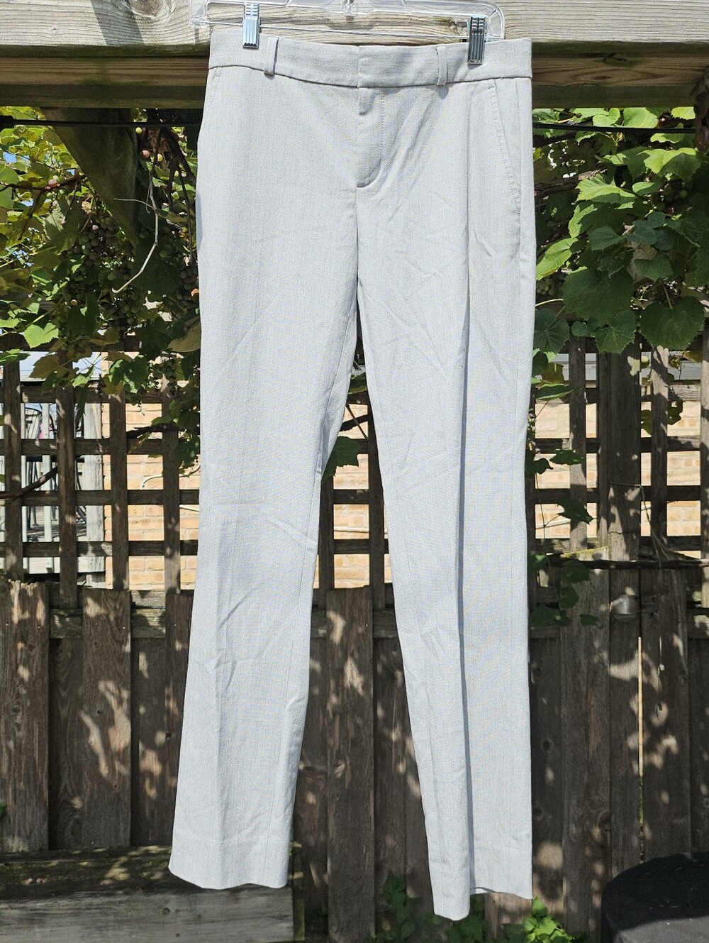 Banana Republic Light Gray Ryan Straight Trousers Size 2